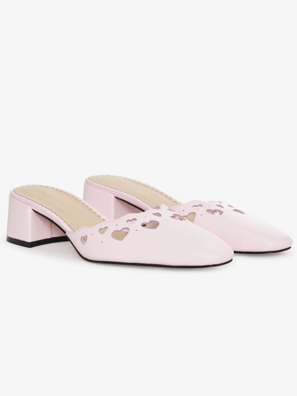 JULIETTE HEART CUTOUT MULES (8) - Picture 4 of 13